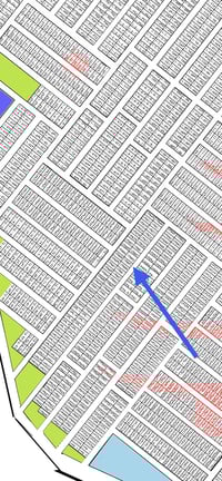 قطعة ارض للبيع طابو صرف مساحة 100م  5*20  مقاطعة  3/10  رقم القطعة   1...