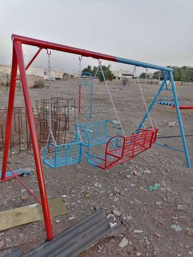 العاب  
مراجيح  مسطبات كراسي  منقلات شواء مزلحكانه ميزان سفينه 
داخل الصفحه اكثر من 600 تصميم
ديالى /بهرز
شغل حسب الطلب الاسعار حسب الحجم والتصميم 
للاستفسار
مراسلة الصفحه أو
✅واتساب ***********
🔴توجد خدمة توصيل
