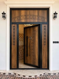 باب 55s • اسود روك بنل • ألمنيوم