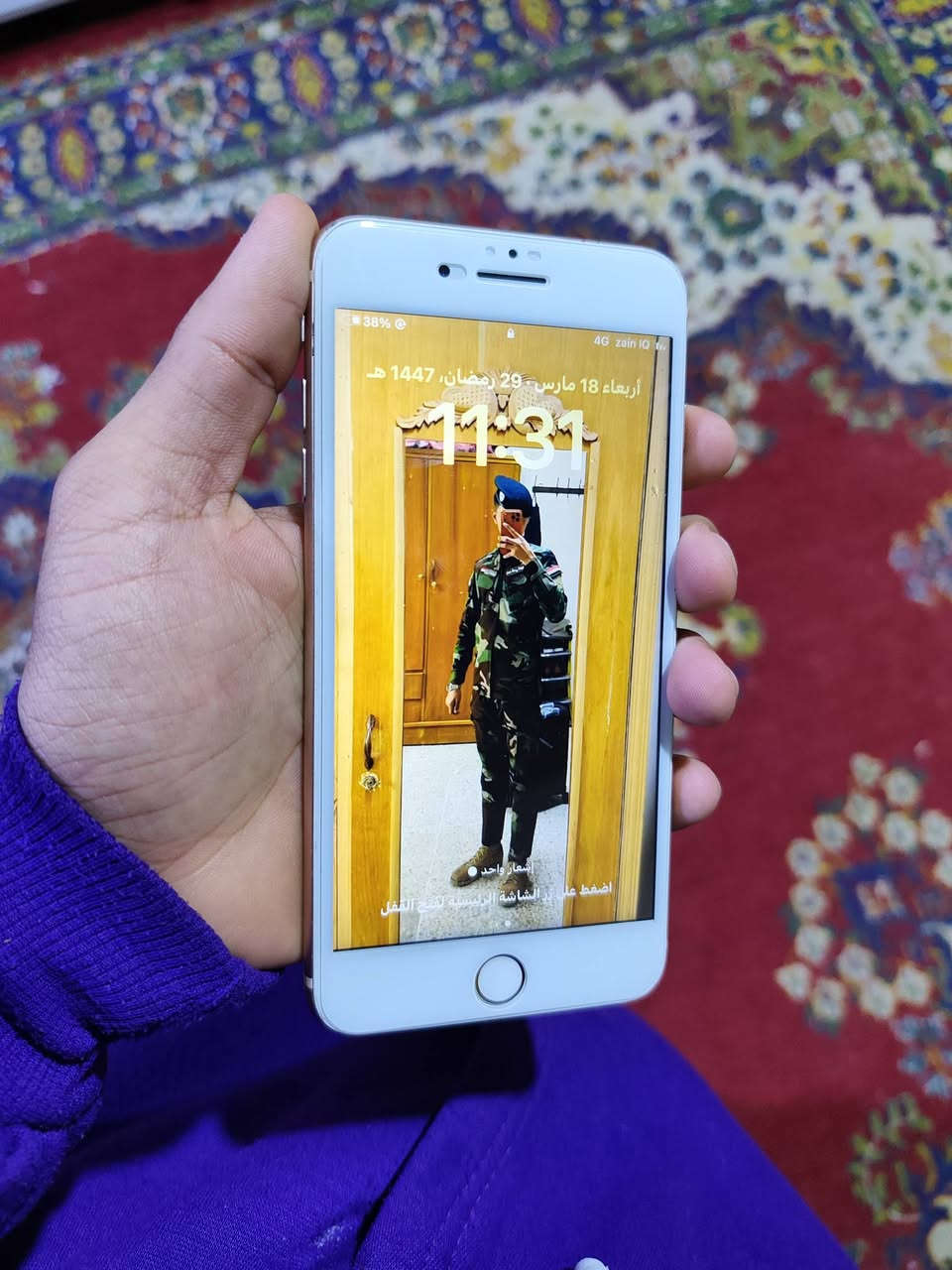 السلام عليكم  يوجد ايفون 8بلاص
ذاكره 256 
بطاريه 73بلادي
كلو شرط الجهاز 
بيع او مراوس شعندك جهاز نزل 

***********
