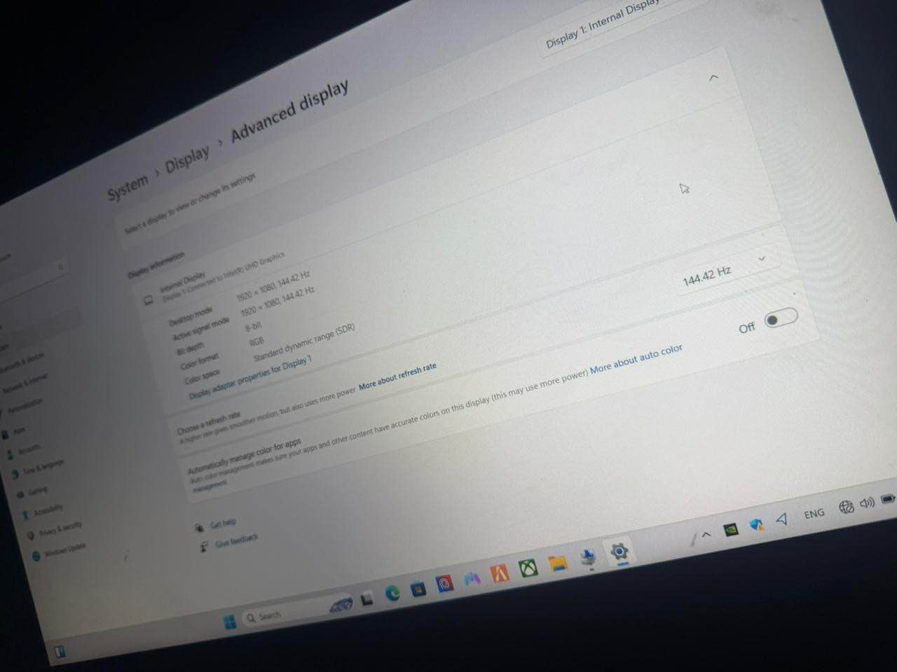 لابتوب العاب من MSI بمواصفاة قوية وممتازة لتشغيل الالعاب والمونتاج 
Cpu:i5 12450H 
Ram:8gb  قابل للتطوير 
Gpu Rtx2050 
Hard 512 ssd
يمتاز بشاشة FHD 144hz 
السعر 800 وبي مجال بسيط
مكاني بغداد بارك السعدون
لا يوجد توصيللل***
المشتري يجي يفحص وياخذ 
الجهاز شبه جديد استخدام شخصي وقليل 
رقم الهاتف 
*********** واتساب متوفر 
(رجاءً لحد يكسر بالسعر مشترينه ب950 ومصار فترة بسيطة ) بغداد, العراق
