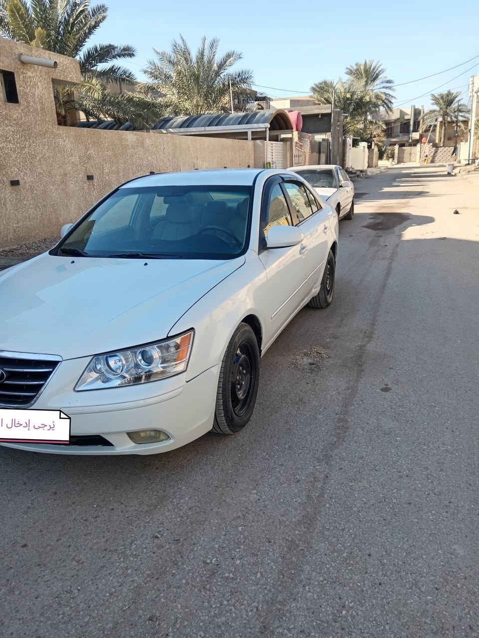 السلام عليكم
سوناتا 2008 وارد امريكـي

رقم بغداد بسمي هزه جديده

محـرك 6 سلنـدر (3300)

السيارة ضربتهة باب السايق والوراه

السعر 90 وبيه مجال قليل 

مكاني بغداد

***********
