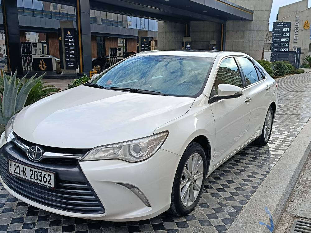 کامری مۆدێل 2017 خلیجی
فول فولە 
مواسەفات ( +SE ) 
کوشن جلد ساردو گەرم 
دەبڵ ساڵۆنسا
نامە مەنێرە تکایە بەس تەلەفۆن چونکە سەیارەی من نیە 
*********** السليمانية, العراق
