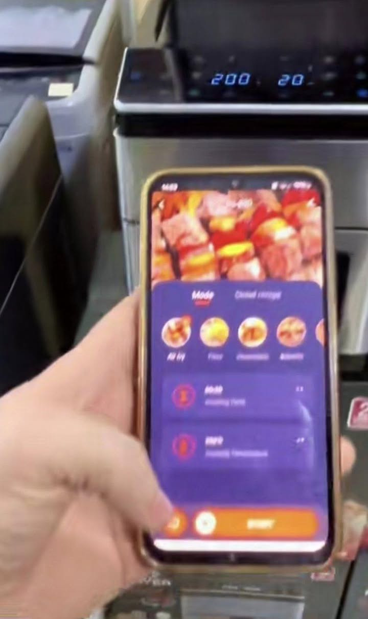 Fruites double résistance SilverCrest 8L 2000W
خاصية تحكم عن بعد ويفي بتطبيق في الهاتف 
Silvercrest RA880. 
Capacité : 8 Litres.
Puissance : 2000 W.
Technologie : 360 Thermo IQ Technology pour une cuisson uniforme et rapide sans préchauffage nécessaire.
Caractéristiques : Contrôle intelligent par Wi-Fi, fenêtre de visualisation, et 12 programmes de cuisson. تاملوكة, عين مخلوف


**إذا كنت صاحب هذا الإعلان وتريد حذفه لأي سبب، رجاءا أرسل رسالة إلى الدعم الفني**