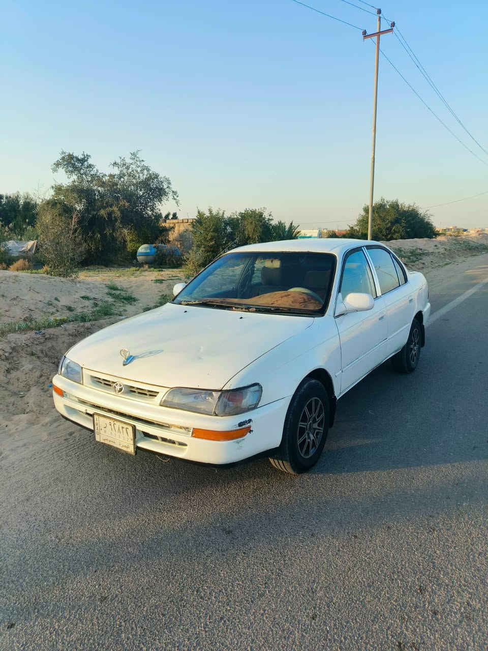 أقر المنشور قبل الاتصال🔃السلام عليكم سيارة كورلا موديل ١٩٩٣ رقم البصره مشروع وطني سنوية لي 28 تحويل مباشر سيارة جديده مكفولة من الگص والنقل الجثه والضربه والصبغ سيارة مال جناي مكينة وكير جديد  كهربائيات شغاله طخم تاير جديد خدادة جديدة السعر 48 وبيه مجال لطيبين مكان السيارة بصره سفوان أنا مكلف بنشر وهذا رقم صاحب السيارة ***********
