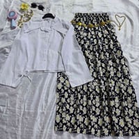 اوتفت صيفي • قميص S-XL • تنوره ١٠٠سم
