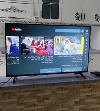 شاشة ماركة الريان حجم 43 فول انترنيت نظافة 💯💯 سعر 180 الف قفل علمآ سعر...