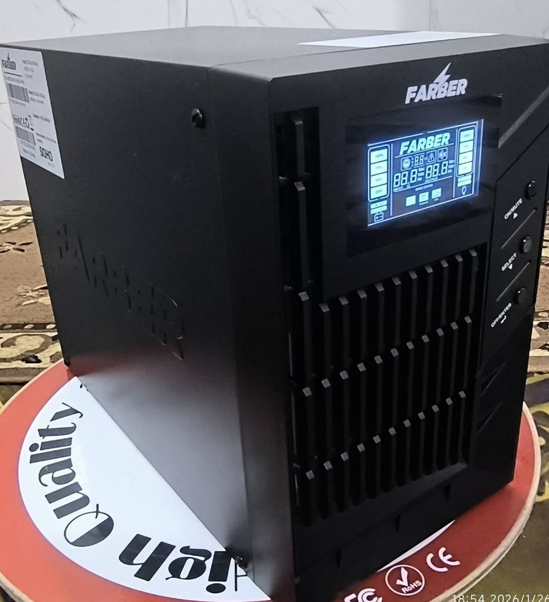 يتوفر يو بي اس اونلاين فاربر 
ubs online 

1kv ، نوع فاربر ، نظافة بنسبة 99%  استخدام  شهر واحد 

السعر 275مع التوصيل 

يتوفر توصيل لكافة المحافظات العراق 

للاستفسار الاتصال على الرقم / ***********
