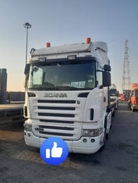 بيع سكانيا 2007 تخم تاير فول  مواصفات محرك 420 كير 1000 ريتايدر 5 طكات...