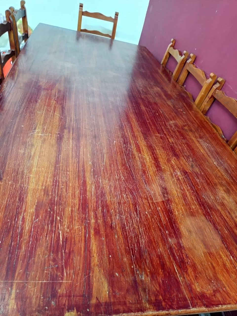 ميز طعام خشب صاج جاوه نضافته ٨٠ ٪ طوله مترين و٤٥سم والعرض متر و١٠سم ١٠ مقاعد


**إذا كنت صاحب هذا الإعلان وتريد حذفه لأي سبب، رجاءا أرسل رسالة إلى الدعم الفني**