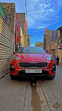 كيا سبورتج 2021 ايربالك جهه البرده السايق فقط سياره رقم اربيل وكاله او...