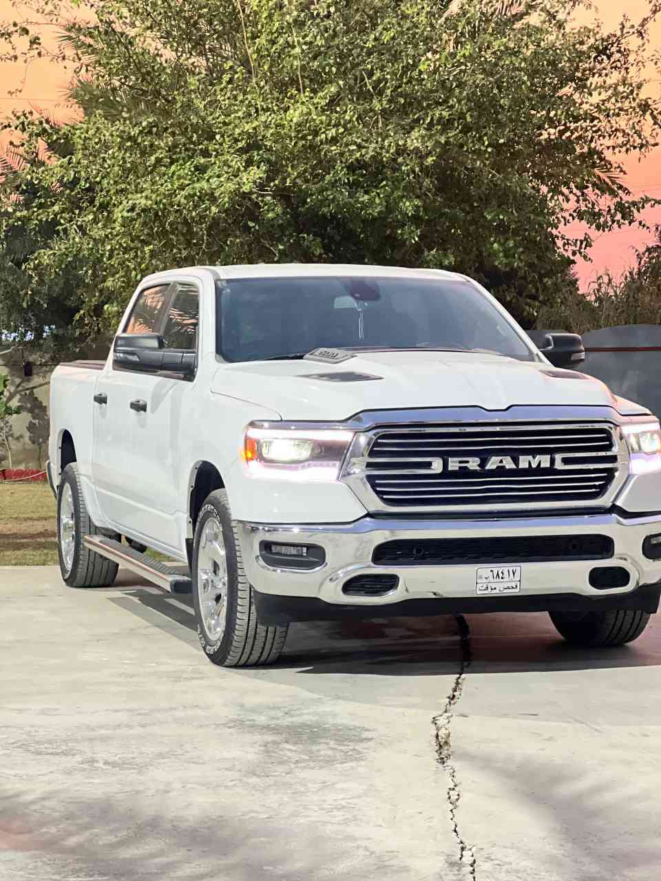 دوج رام بك هورن موديل 2023 (بدون رقم)
سياره بوضع الشركه ماشيه 30
حادثها صطحي بنيد فقط 
سياره جديدة ب معنى الكلمه 
(ترهم مراوس ب كوري) 
المواصفات... 
فور ويل 
كير ماوس
سايد بريك دكمه
تدفئة كشنات
تدفئة ستيرن
كشن منفصل 
صندوك خلفي جكات
مكينه 3600 v6 ايكود
كير 8 نمر
تبريد قطعتين
شاشه كبيرة
لد امامي+ لايت زنون
غطاء بدي + دوسات
نقطه عمياء
تحكم ستيرن
مانع انزلاق+منحدرات
العنوان.... بغداد. ... السعر........227........
***********
***********
