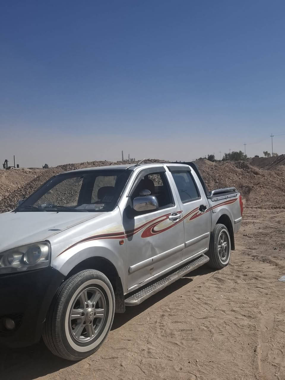 يا الله السلام عليكم بيكب گريت ويل للبيع فقط موديل 12 رقم قادسيه الماني السعر 55 ورقه وبيها مجال العنوان نجف للاستفسار الاتصال ع رقم ‏‪***********‬‏
