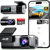 كاميرا سيارة • 4K • واي فاي 5GHz