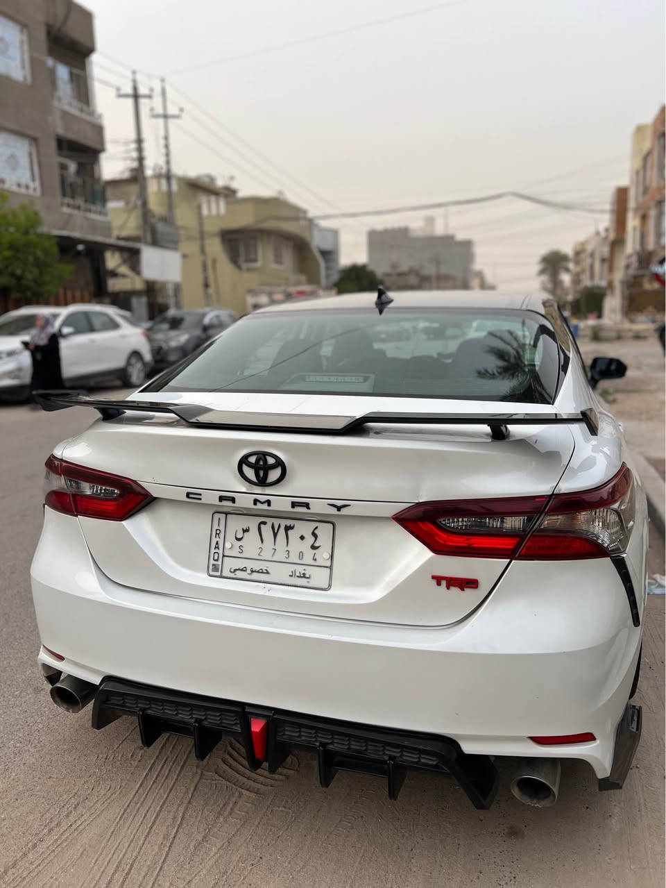 🔥 اعلى فئة 🔥
✨تويوتا كامري TRD 2022✨

🔹وارد أمريكي  
🔹بارد فقط جاملغ خلفي
🔹ماشية 33الف كم 
🔹محرك:-. V6
🔹رقم بغداد

🟠المواصفات  TRD
🔸لايتات خلفية ملونه
🔸بصمة تشغيل 
🔸رادار أمامي 
🔸رادار جانبي 
🔸رادار خلفي 
🔸تحديد مسار 
🔸شاشة حجم كبير 
🔸سستم صوت بلاد 
🔸كامرة خلفية 
🔸لايت Auto 
🔸مقاعد كهربائية 
🔸داخل جلد اسود وخياط احمر مختوم TRD
🔸قبضة الكير مختومة TRD 
🔸هاند بريك بصمة 
🔸نظام إيكو 
🔸سبورت Sport 
🔸نورمل Normal 
🔸كروس سرعة 
🔸كت TRD بلادي 
🔸سستم كزوز بلادي 
🔸نظام أوتو هولد Auto Hold 
🔸ويل بلادي مختوم TRD 
🔸كت لحاية ودفيوز رياضي بلادي 
🔸سماعە JBL
🔸مثبت سرعة
 
📍مكان السيارة بغداد
📞للاستفسار  ***********

‏‎ Colombo, Sri Lanka
