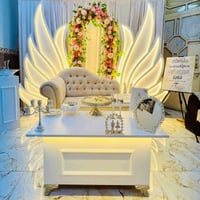 تعلن تجهيزات ناي عن توفير جميع مستلزمات المناسبات (كوشات - جادر الخطوب...