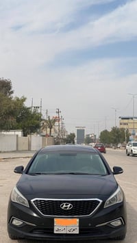 سونتا موديل 2015 خليجي فول vip ملكي محرك 2400 دوش رقم اربيل بيه دور خل...