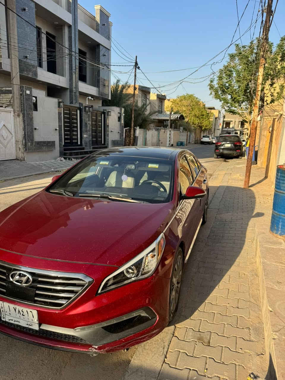 سونتا 2015فول موصفات لأخير بصمه لادرات جلد لادات امامي خلفي سعر 108قفل سونار مرفق ويه منشور سياره فقد بيه كلير بدون صبغ شرط فقط  تبديل جنطه باقي كفاله مكانه نجف لاستفسار *********** مكلف بنشر.
