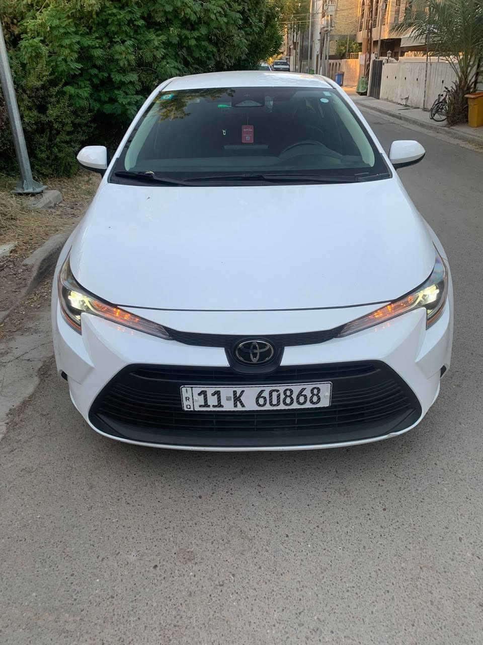 سلام عليكم ورحمة الله وبركاته بيع سياره تويوتا كورلا موديل 2023 سياره نضيفه جدا بدون صبغ او حداث سياره مرقمه وممضروبه  سعر 17.500 اتواصل اتصل على هاذه رقم *********** وشكرا
