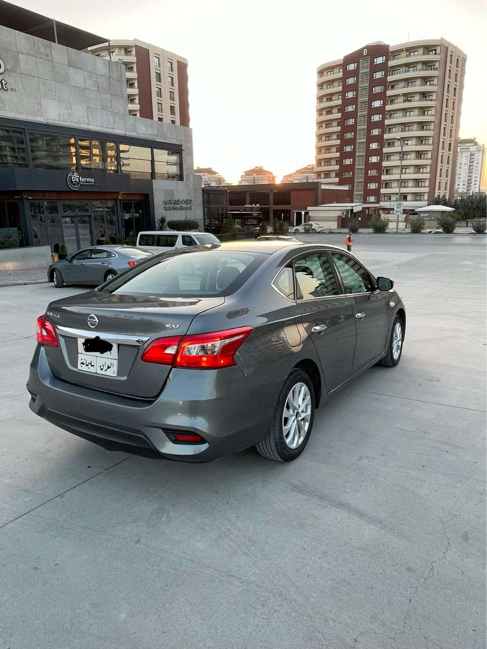 بةناوي خواي گةورة
نيسان سينترا
مووديل 2019
 بي بوياخ
مواسةفات    SV
نرخي 107 گةلاوكةميك مةعامةلة
لةسليمانيم بوو بةيوةندي كردن 
***********اسيا

*********** كورك
گير ئتوو ماتيك...تبريد لمس...رادار...
5 ويل كةب شةريكة....بصمة...بلاجكتور
ئاوينة ئيشارات...سوكان فوليوم و تةلةفون
تحديد سورعة....مالي دوستة مةسرةفي نييية
گيروو مةكينةي بةشةرت نةكراوةتةوة
86  هةزار روشتووة
تبرد و گةرمي بةشةرت
كارةباهي هةموووگياني مةزبوتة..
بوياخي نيية رةسمي سونةريم داناوة...رةقم شانسيم داناوة
دةعمي ناهيننيت.....٢ بارجةي گوراوة بةبيلاد ئيستا سةيارةكة
بوياخي نيية.....تحويل غرامة وةكالة بشرت السليمانية, العراق
