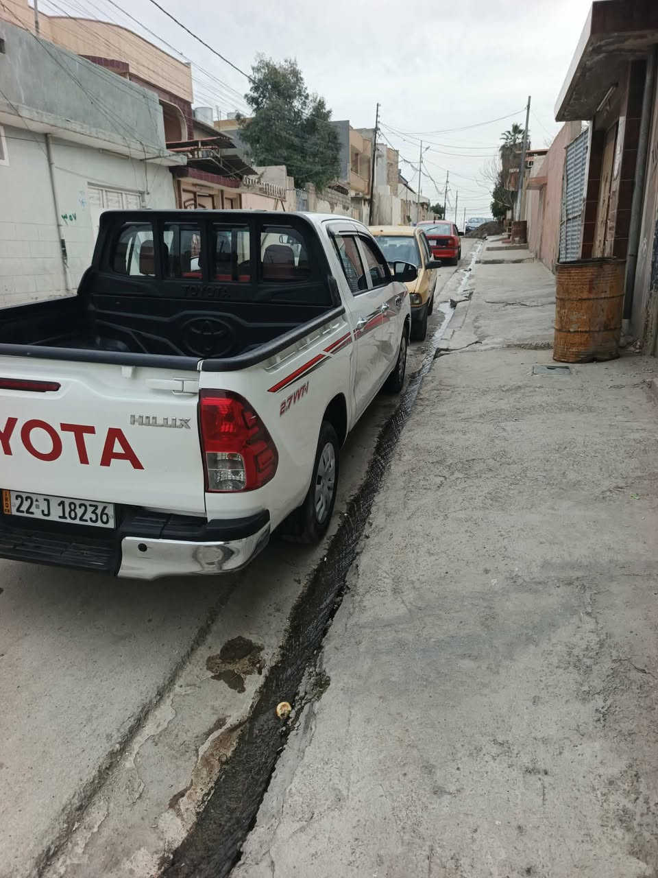 اسلام عليكم
تويوتا هايلوكس 
موديل 2016
الضرر جاملغ الامامي بي شويه بارد بدون داخل وبدون صبغ
والباقي كلين 
كير ومكينه شرط مامفتوحه 
كير عادي فول عادي
مكان الموصل 
***********
