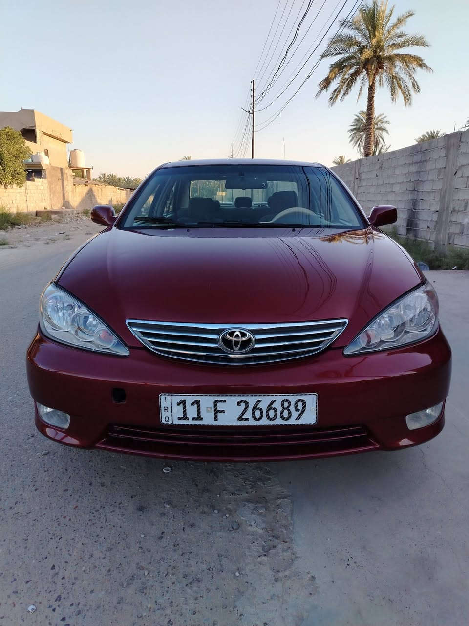 ألسلام عليكم كامري 2006 محرك 4 سلندر 2400 كير أوتو متك تبريد شغال صدر جديد صبغ عام أثر جراد حادث جاملغ أمامي السياره جاهزه مابيهه اي نقص السعر 90 هاتف*********** مكاني بغداد
