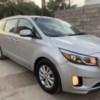 كيا سيدونا2018 وارد امريكي حادث جاملغ  امامي خلفي معدل بارد فقط  بيه ق...