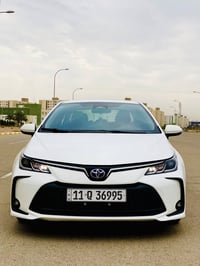 كورلا هايبرد شكل الخليجي مكفولة موديل 2024 فول مواصفات جلد وكرسي كهربا...