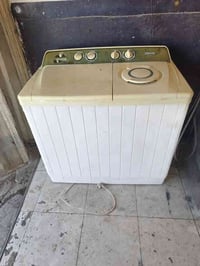 غسالة تكمة ٢٢ كيلو  ع فحص وضمان وي اشكال ترجع نضيفه  شغاله كل نقص مابي...