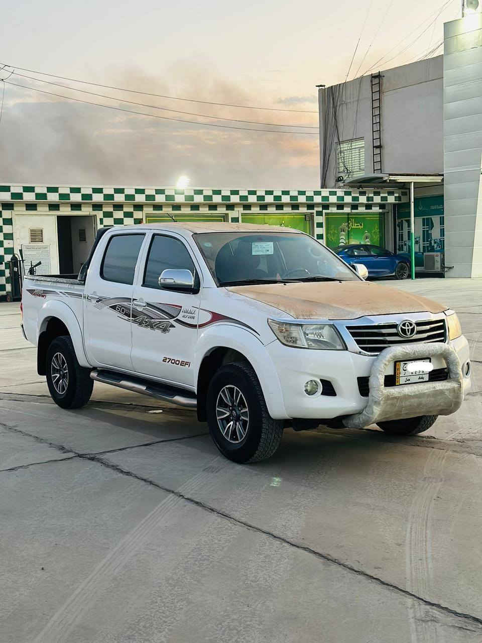 تيوتا هايلوكس ٢٠١٥ سعوديه ستينيه اوتوماتيك رقم بغداد مشروع وطني سنويه مجدده مكفوله كفاله عامه ماشيه ١٧٠ الف اصل تايرات شركه سبير مانازل سليفون قماره وبنيد شركه السعر ٢٦٥ وبيه مجال *********** المكان بابل القاسم لبيع او مراوس
