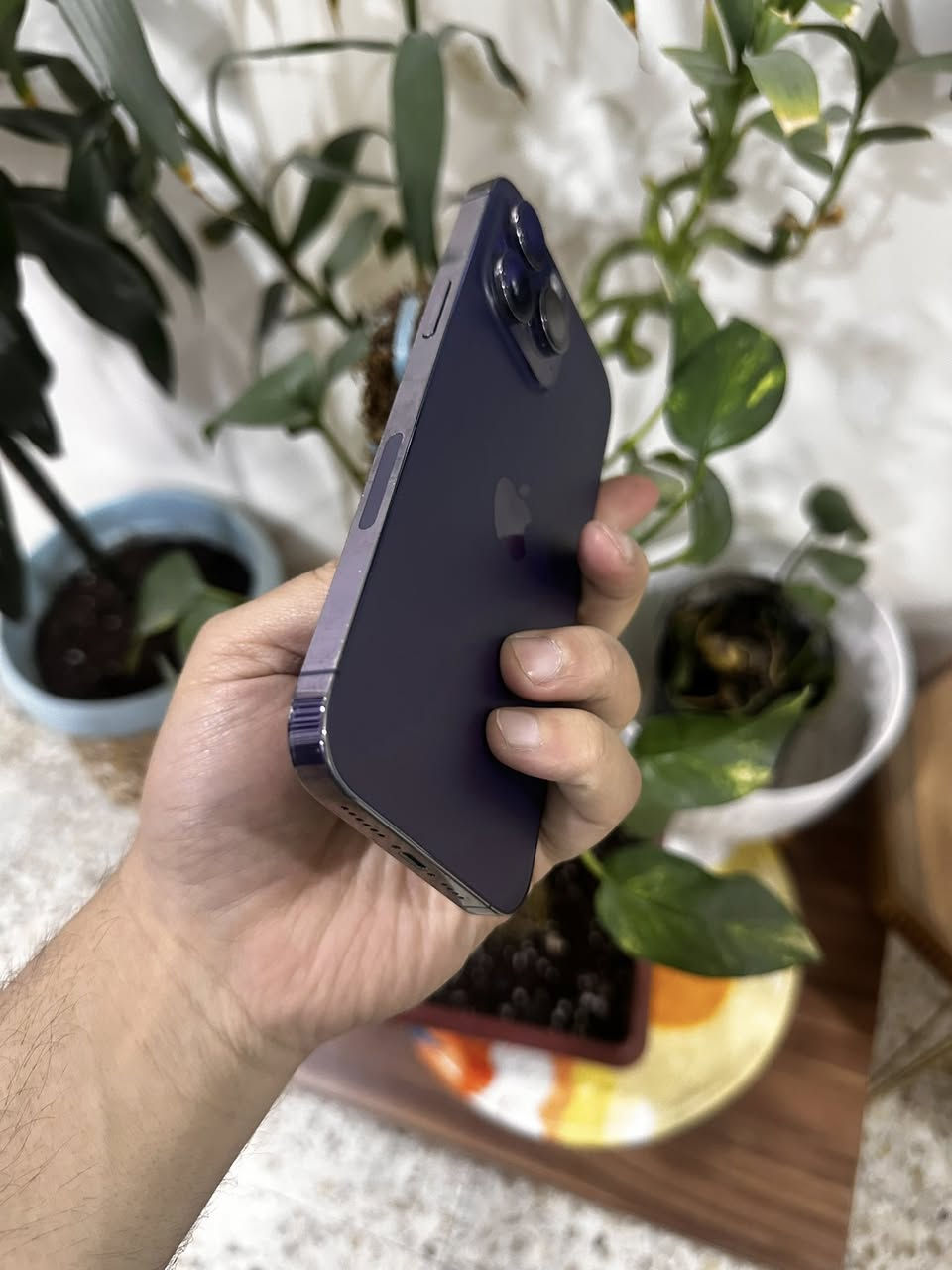 ايفون 14 برو ماكس وتر بروف كفاله الجهاز
الذاكره 256 بطاريه 78 ايسم شريحه كترونيه 
مكفول الجهاز كاملً مكمل 
سعره 675 قفل 
جوه سوك لا مفتوح ولا مبدل بيه شي 
بغداد الدوره 
***********
