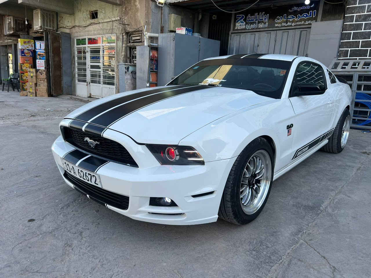 موستنك للبيع السونر مرافق الصورادامه كامله عليه
برمجه مراوح انسه شي اسمه حماوه
سياره امهبطه تهبيط اونصبه اتخبل
ويل توسايز معة تخم تاير جديد حجم 18 السعر 65 المكان بغداد المدينه 
استفسار *********** بغداد, العراق
