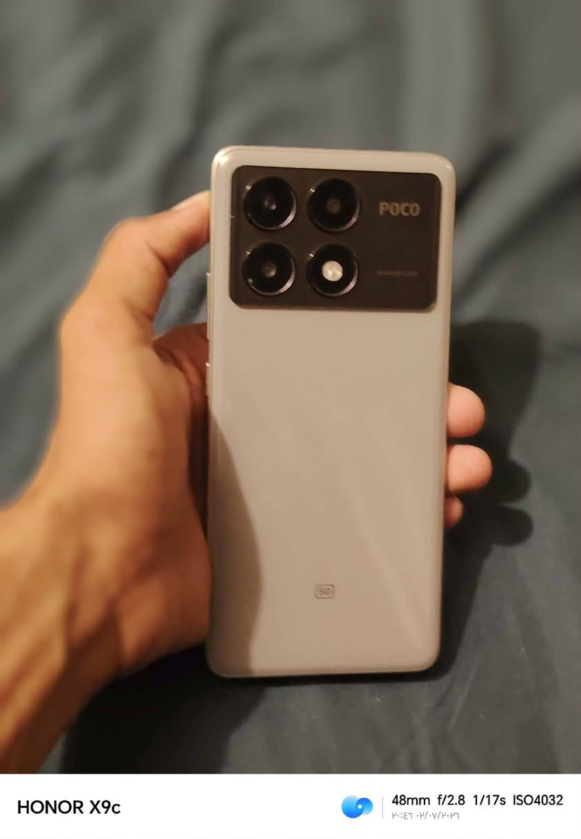 للبيع Poco X6 Pro 5G 
النسخة: 12GB/512GB - أقوى نسخة
الحالة: مبدل شاشة بس أصلية خلع
البصمة: شغالة 100% 
الأداء: ببجي 90 مدري 120 فريم ثابت، ماكو لاك
السعر:250 ألف وبي مجال بسيط للشراي البيع او مراوس
المكان: بغداد


**إذا كنت صاحب هذا الإعلان وتريد حذفه لأي سبب، رجاءا أرسل رسالة إلى الدعم الفني**