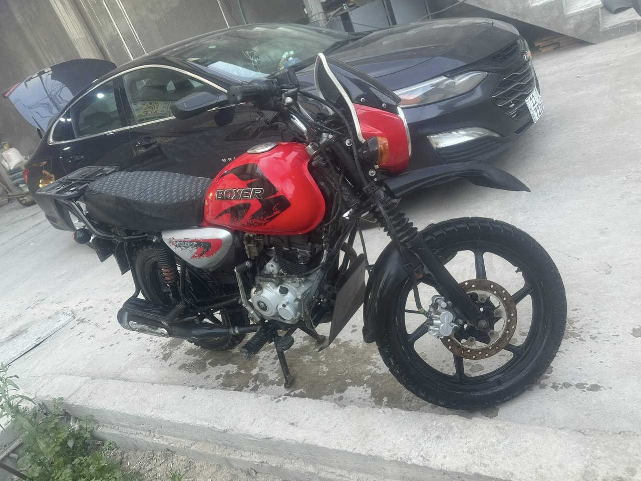 سلام عليكم اخوان دراجه بوكسر البيع مديل ٢٣ رقم سنويه دراجه نضيفه جديد مكفوله شاصي مكينه ماشي ٢٢ العنوان البصره كرمه علي العنوان رقم *********** وشراي بي خير يدلل
