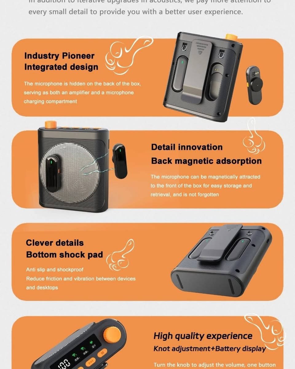 🔊 القوة والأداء الصافي.. حصرياً من شركة غيم!
​هل تبحث عن مكبر صوت يجمع بين نقاء الصوت والتحمل العالي؟ مكبر الصوت الجديد وصل الآن ليلبي كل احتياجاتك، سواء للمناسبات، الندوات، أو حتى الاستمتاع المنزلي.
​🔥 أهم المميزات التي تجعله اختيارك الأول:
​نظام المايك المزدوج: يأتي مع 2 مايك وايرلس (لاسلكي) بجودة صوت احترافية، مثالي للمحاضرات أو الحفلات.
​بطارية عملاقة: استمتع بتشغيل مستمر يمتد من 8 إلى 10 ساعات بشحنة واحدة فقط!
​شحن عصري وسريع: يدعم منفذ Type-C لضمان سرعة الشحن وتوافق الشواحن.
​تعدد طرق الاتصال: اربطه بسهولة عبر البلوتوث، أو استخدم الفلاش (USB) لتشغيل ملفاتك الصوتية مباشرة.
​ضمان الوكالة: المنتج متوفر حصرياً لدى شركة الرواد، مما يضمن لك الجودة والأصالة.
​💰 العرض الأقوى حالياً:
​احصل عليه الآن بسعر تنافسي جداً:
💸 35,000 دينار عراقي فقط!
​🚚 والفرحة تكتمل.. التوصيل مجاني تماماً لجميع محافظات العراق! (من الشمال للجنوب).
للتواصل : ***********
