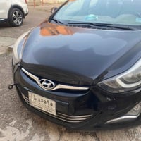 ؛ النترا للبيع ٢٠١٦ لون اسود وارد أمريكي الضرر بأمريكا الباب الي خلف ا...