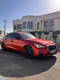 Q50Sانفنتي  موديل 21 ريد سبورت 400حصان ماشيه 56 رقم أربيل  ب اسمي تحوي...