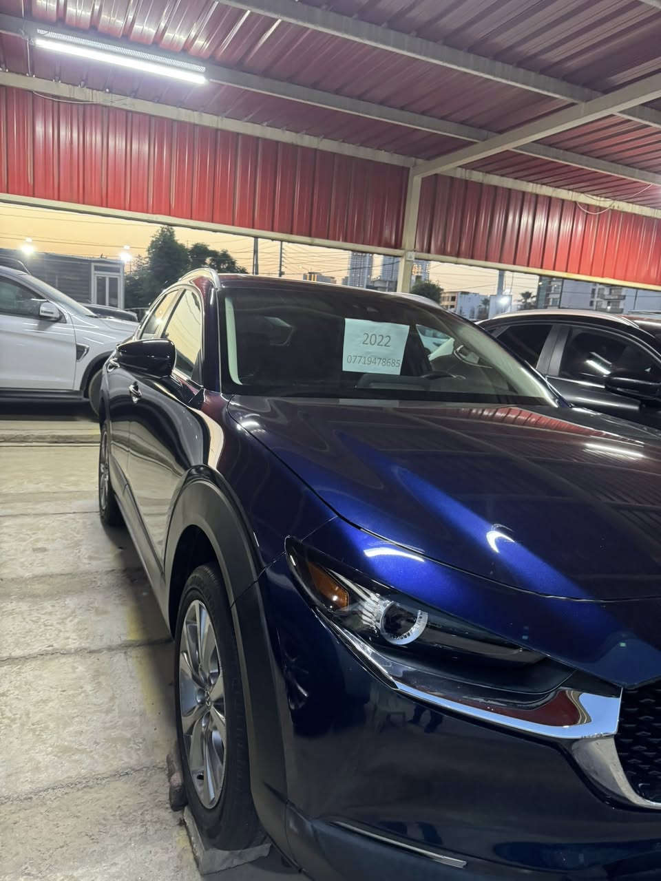 mazda cx30 2023 فول مواسڤات تەنها داتاشۆ نیە تەنها یەک چەمەلەغی بۆیاخە رەقم سلیمانیە 
***********
