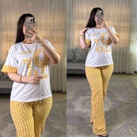 تراك نسائي • خامة كريشة وفانيل • مقاسات L XL 2XL