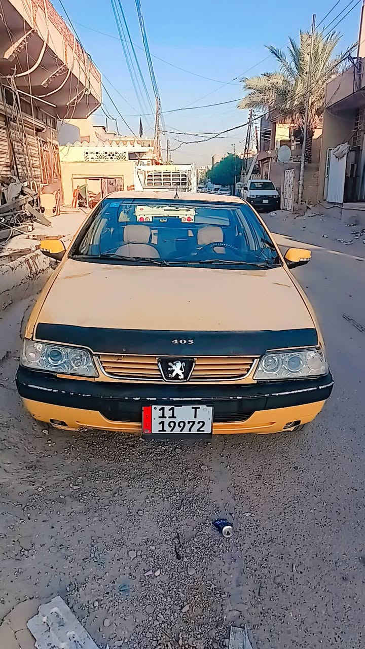 20$ورقه
سلام وعليكم بيجو 405 جي ال اكس مكفل بالغرامات وهي السياره باسمي تحويل ثاني يوم موديل 2009 //***********
