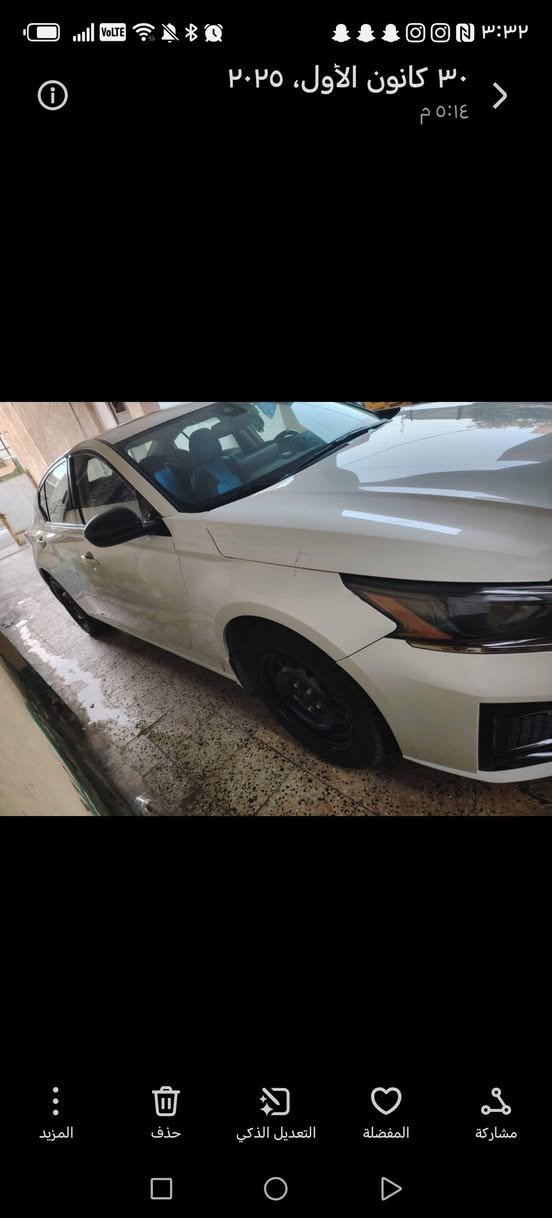 يالله
Nissan Altima 24  SR + ( AWD)

فول مواصفات بدون نقص رقم مميز ضرر بسيط بدون صبغ

للبيع 178 $

***********
