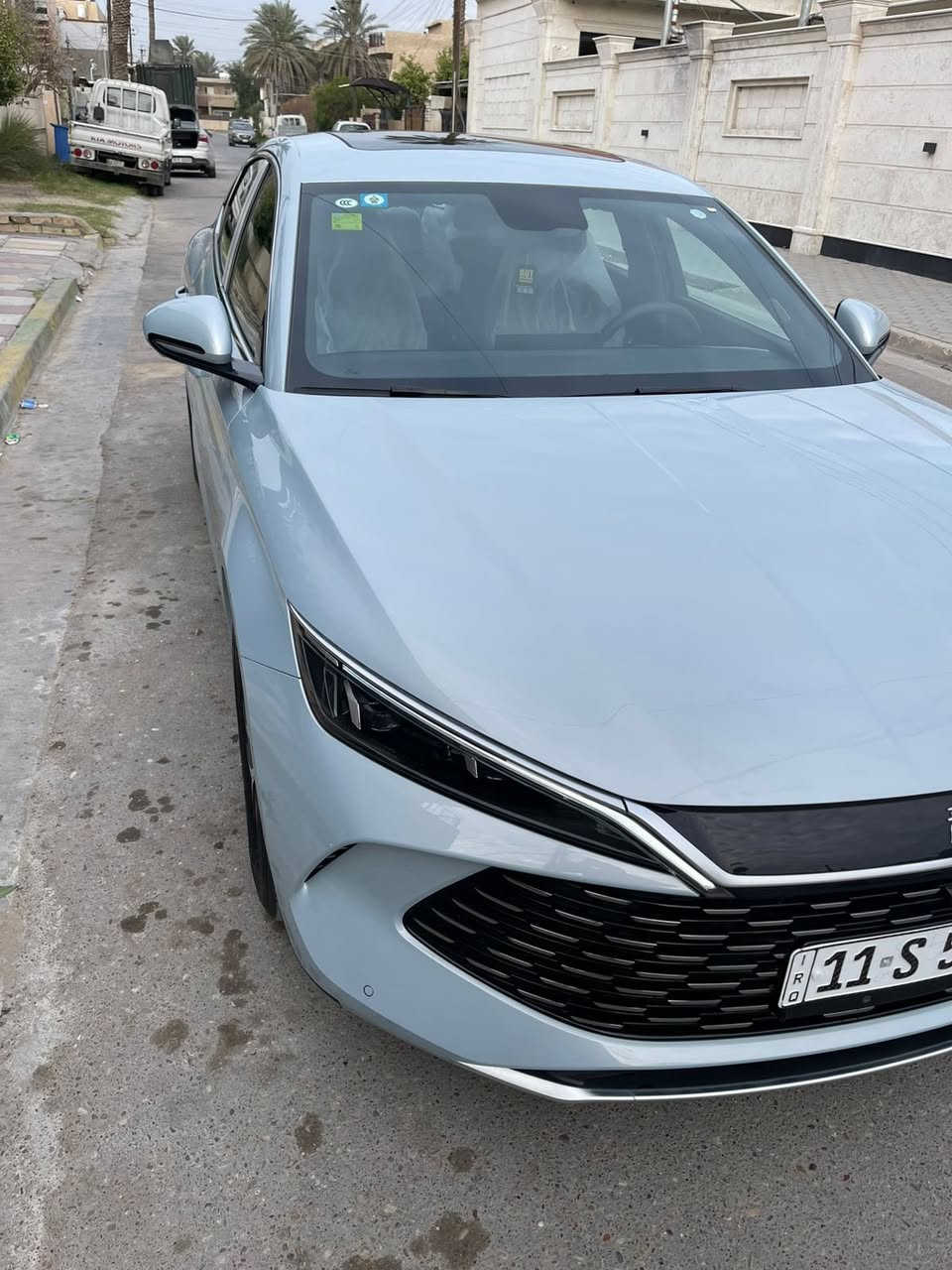 السلام عليكم
للبيع
BYD QIN L
موديل2025 
لون بحري مميز🩵 
زيرو
مرقم بغداد باسمي
المواصفات:
بانوراما
كشنات جلد
كرسي السايق كهرباء 
شاشه دواره 
4كامرات
قطعتين تبريد
تبريد شاشه
وياها شاحنه
اخر قطعه بقت*
غير متواجد عالفيس
24مليون و700 
للاستفسار:
***********
