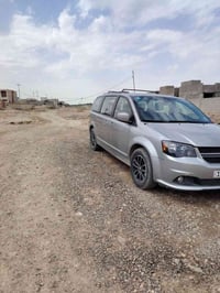 دوج كرفان ٢٠١٩ بغداد الحادث تبديل جاملغ أمامي عكس السائق والبنيد جي تي...