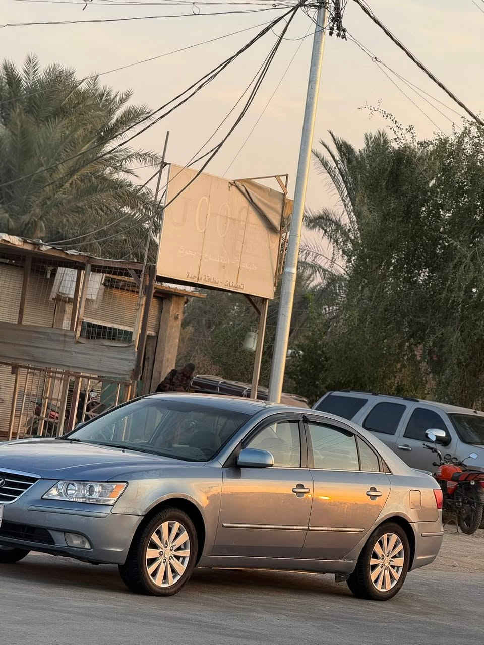 سوناتا 
وارد أمريكي حادث بنيد وصبغ اقل ابيع حزام 

موديل 2009

رقم بغداد 

مكينة 2400

كشن كهرباء

جاهز 

مكينة 

كير 

حدادية 

تخم تاير 

تبريد 

مكاني بابل مشروع المسيب 

*********** السعر ١١٥ بين مجال
