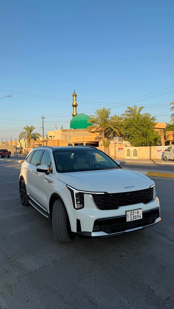 كيا سورنتو 2025
مكفوله من الصبغ والتبديل والبارد 
بعدها على ضمان شركة الدولية 100 كيلو او 5 سنوان
‎خليجيه
 مكينه v6
ماشيه 31000 Km
مرقم اربيل باسمي
مواصفات:
‎بصمه 
تشغيل عن بعد 
شاشه كبيره متصل
مقعد الامامي كهرباء  
كامرة 360 خلفي
كامرة مري وسطيه
‎صندوق كهرباء 
‎حساس امامي 
حساس خلفي 
‎3 قطع تبريد 
‎7 راكب 
‎تحكم ستيرن 
‎مريات كهرباء  
كار بلي 
‎ وايرلس شاحن موبايل 
‎بلوجكتر 
‎ويل كروم حجم 20‏‎
درايف مود 
زنون
بانوراما
تدفئه تبريد كشنات اماميه
كشنات جلد 
دوشمه هشام كاضميه 
وباقي مواصفات معروفه شركة اكدال
‎مكاني تكريت 
***********
