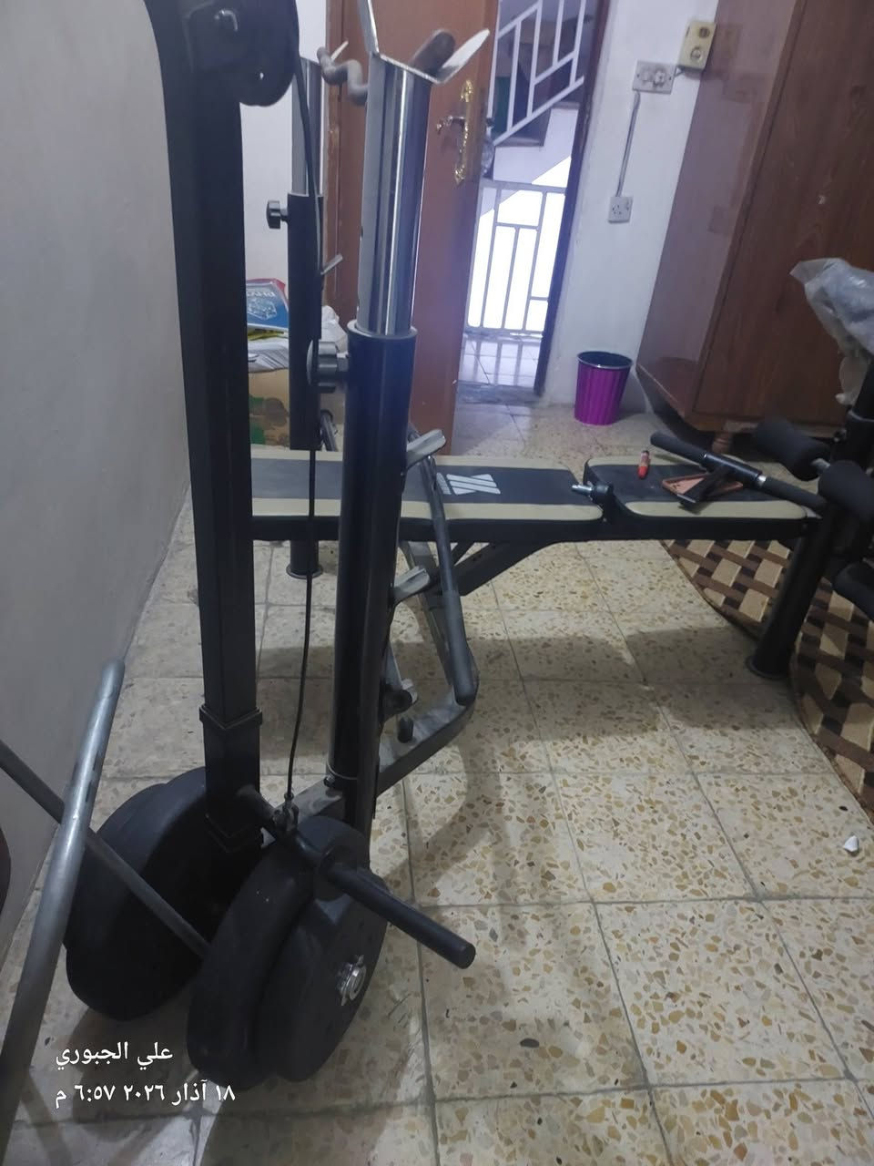 للبيع جيم منزلي
مكاني بغداد الدوره
سعر ١٠٠ وبي مجال
رقمي ***********
