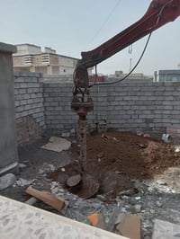 حفارة برينه • حفر آبار • صبات تغليف