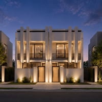 التشابه بالتصميم مو صدفة... وإنما هندسة مدروسة بعناية. 🏡✨ داران متطابق...