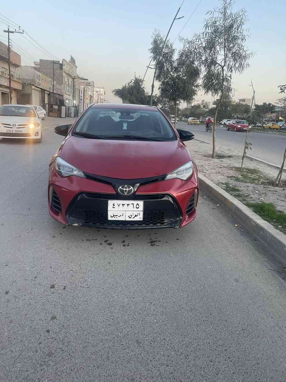 السلام عليكم
كورلا موديل 2017 se
بيع اربع قطع صبغ
حادثه بنيد وجاملغ ولبقيه قطعتين كلير امريكا
شاصي الامامي فقط تصليح بدون كص وبدون لحيم
ماشيه 130
مواصفاته شاشه كامره شفتات ستيرن 
بصمه تشغيل عن بعد 
كشفات اماميه 
كشنات جلد 
كير ومحرك شرط 
السعر 115 وبيه مجال 
رقم اربيل وكاله او تحويل 
مكاني كركوك 
***********
