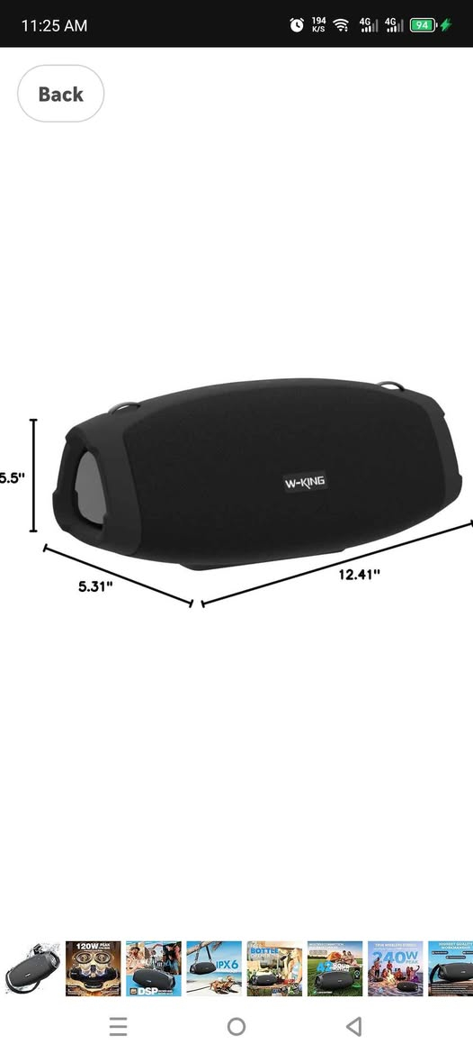 259)
مكبرات صوت بلوتوث محمولة عالية الصوت من W-KING مكبر صوت خارجي لاسلكي 70 واط مقاوم للماء بتقنية بلوتوث، مشعات سلبية ثلاثية - صوت جهير عميق/صوت عالي الدقة/معالج إشارة رقمية/منفذ TF/منفذ AUX/معادل صوت/مُفَعِّل أربيل, العراق


**إذا كنت صاحب هذا الإعلان وتريد حذفه لأي سبب، رجاءا أرسل رسالة إلى الدعم الفني**